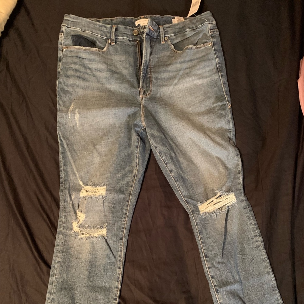 Good American Good Waist Released Hem Size 18